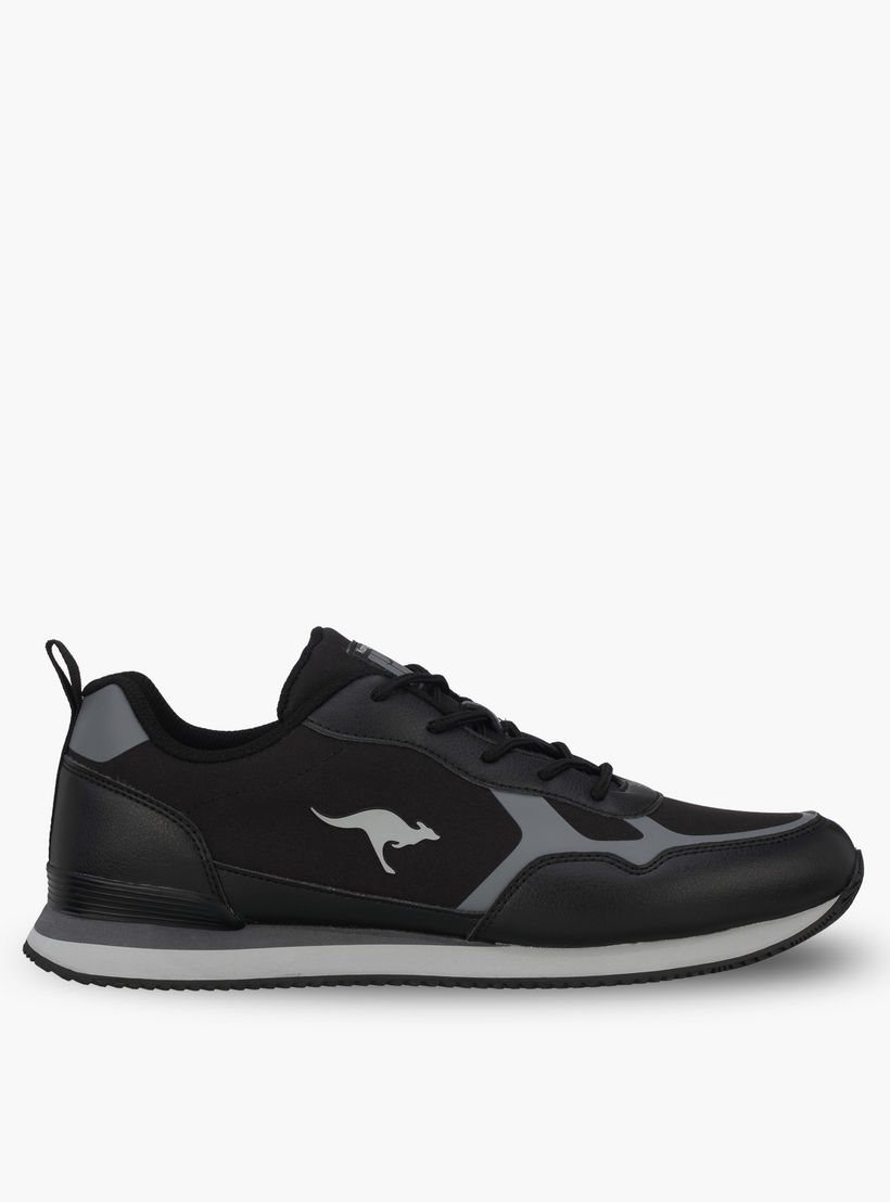 KangaROOS Men Panelled Lace-Up Sports Shoes-men-shoes-sneakers-image-3