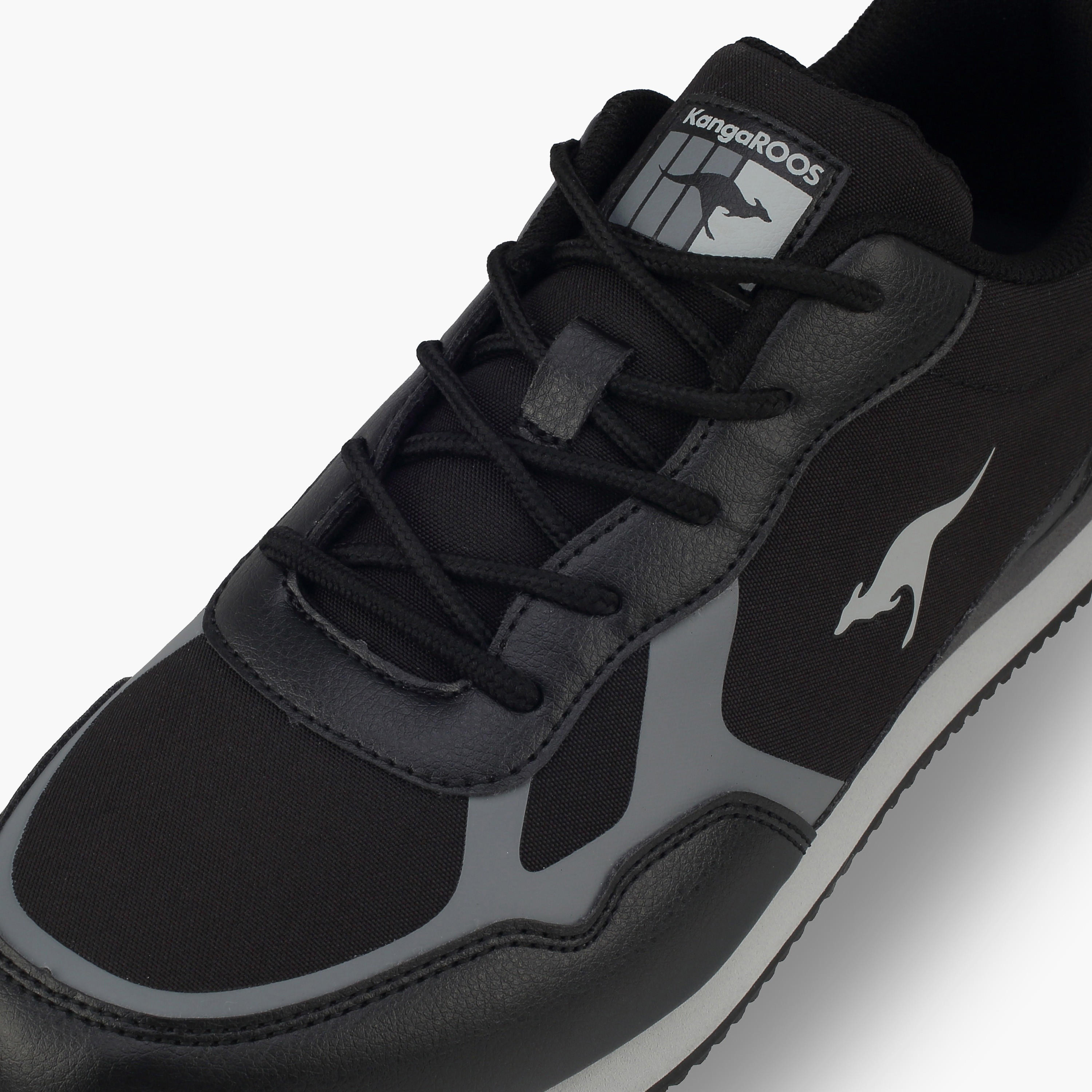 KangaROOS Men Panelled Lace-Up Sports Shoes-men-shoes-sneakers-image-4