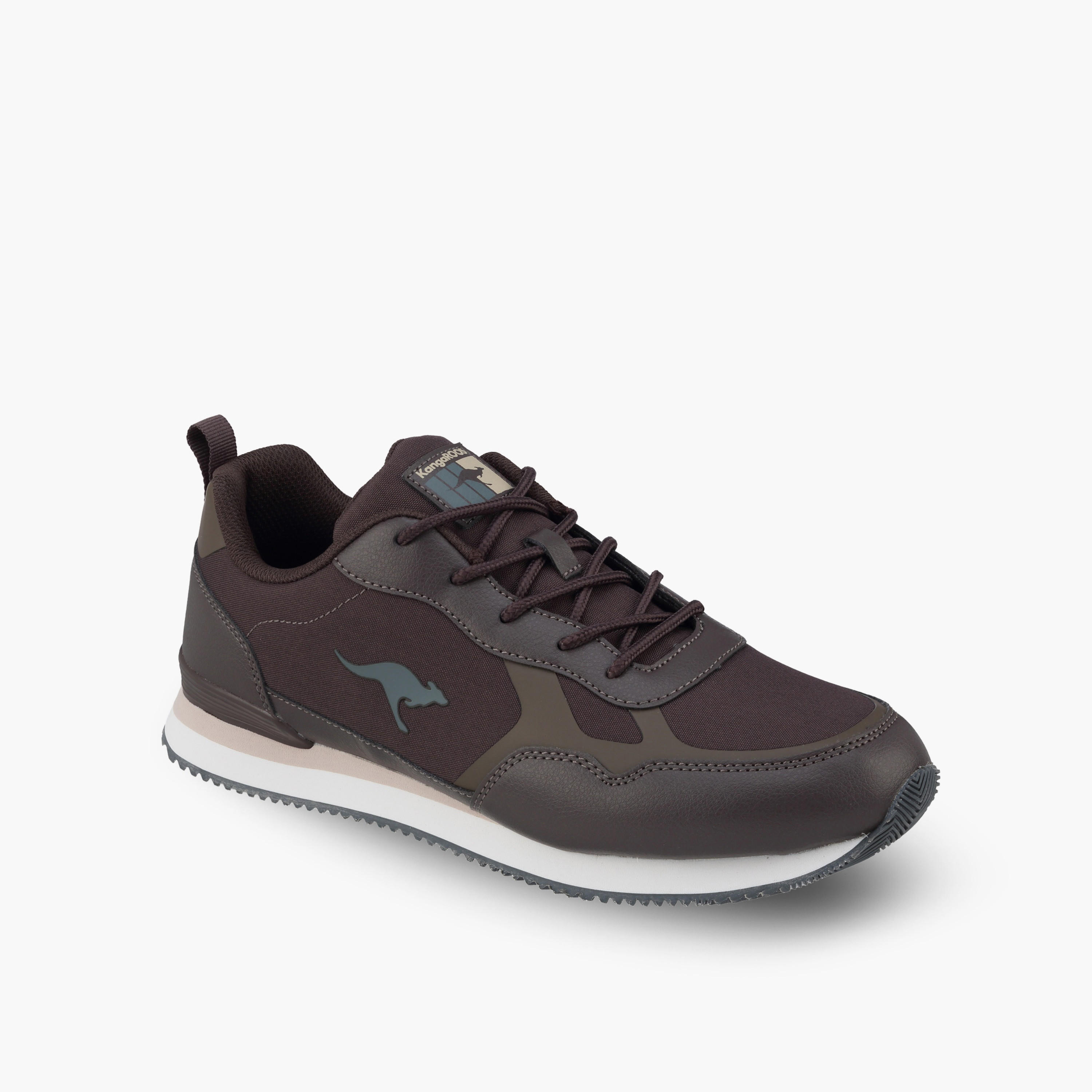 KangaROOS Men Panelled Lace-Up Sports Shoes-men-shoes-sneakers-image-2