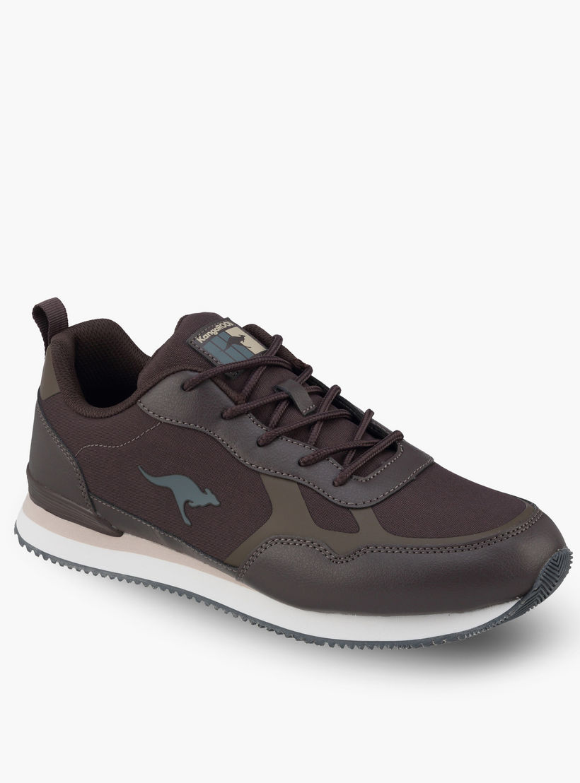 KangaROOS Men Panelled Lace-Up Sports Shoes-men-shoes-sneakers-image-2
