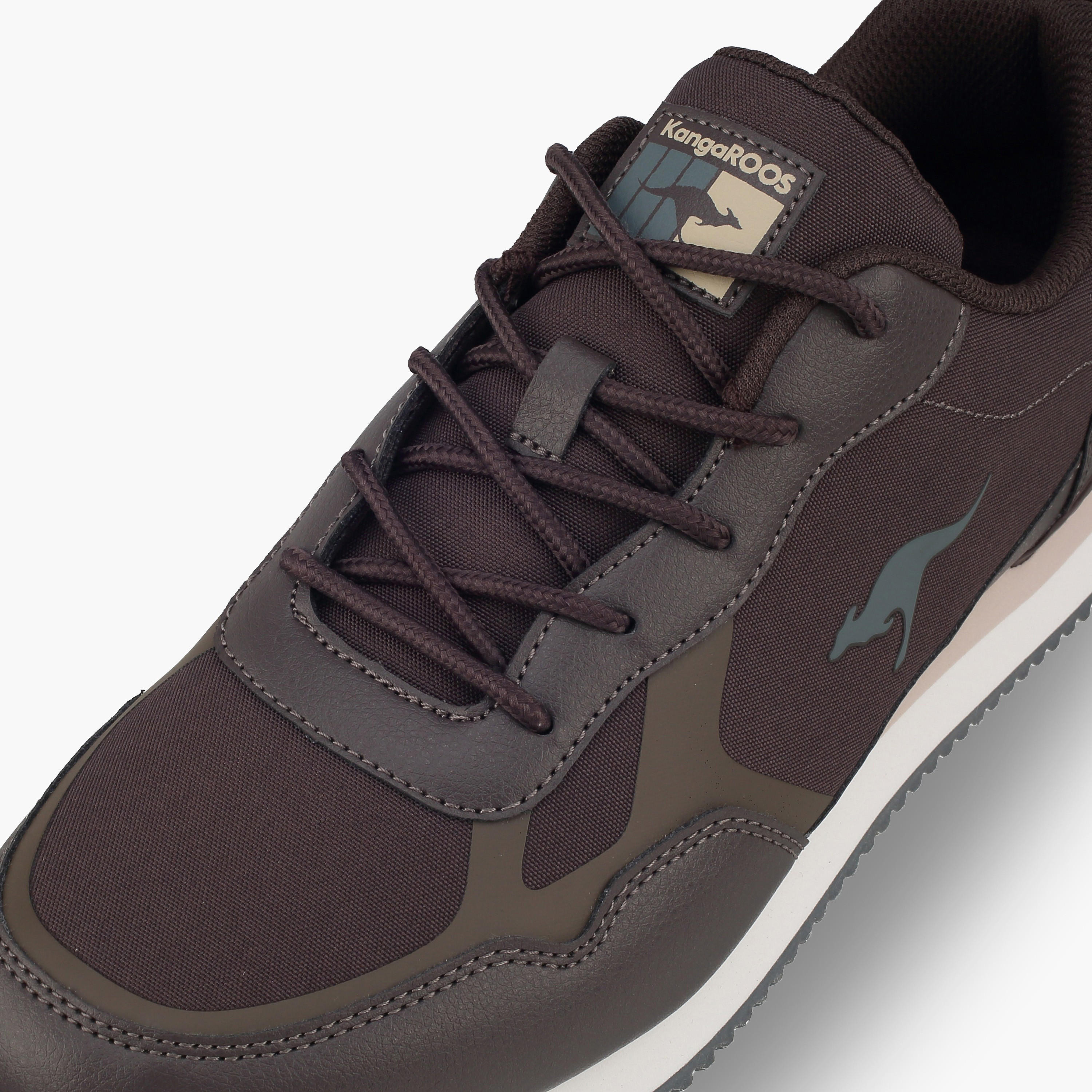 KangaROOS Men Panelled Lace-Up Sports Shoes-men-shoes-sneakers-image-4