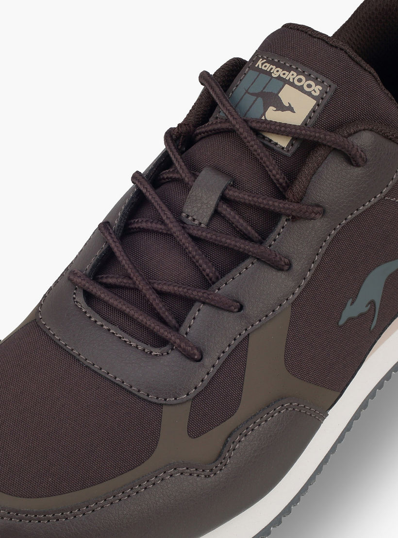 KangaROOS Men Panelled Lace-Up Sports Shoes-men-shoes-sneakers-image-4