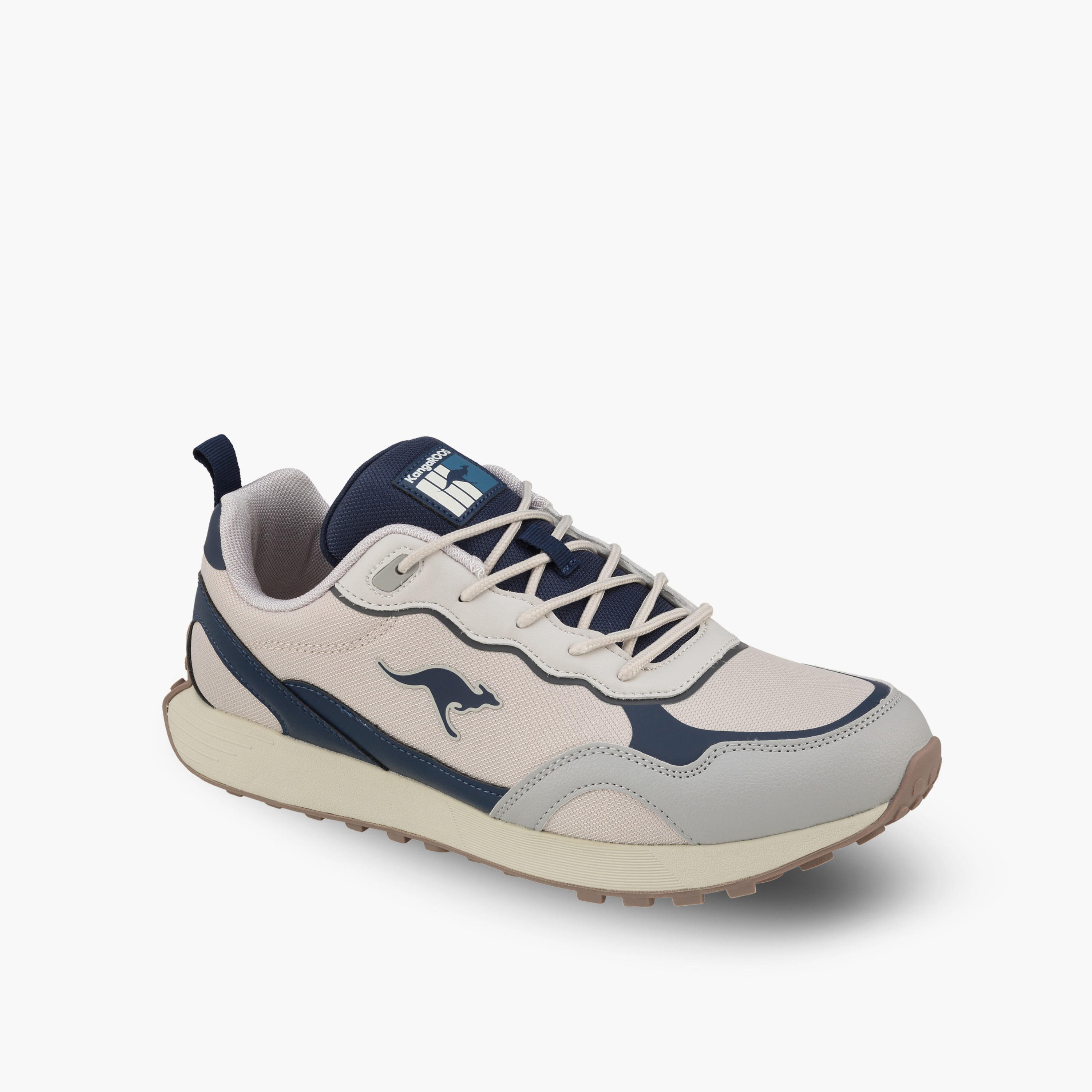 KangaROOS Men Panelled Lace-Up Sports Shoes-men-shoes-sneakers-image-2