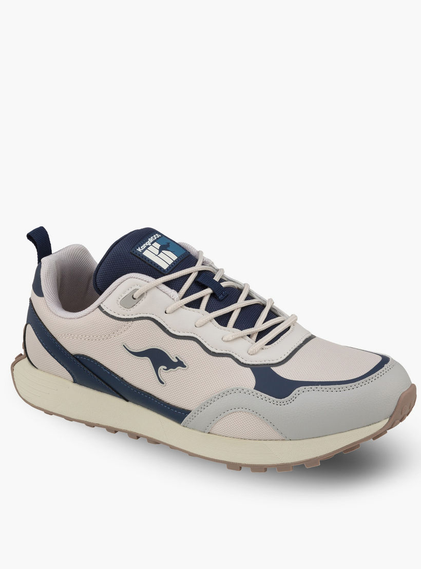 KangaROOS Men Panelled Lace-Up Sports Shoes-men-shoes-sneakers-image-2