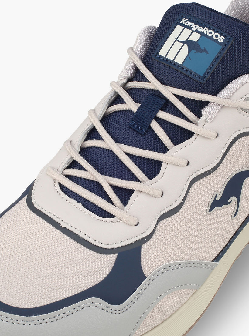 KangaROOS Men Panelled Lace-Up Sports Shoes-men-shoes-sneakers-image-4