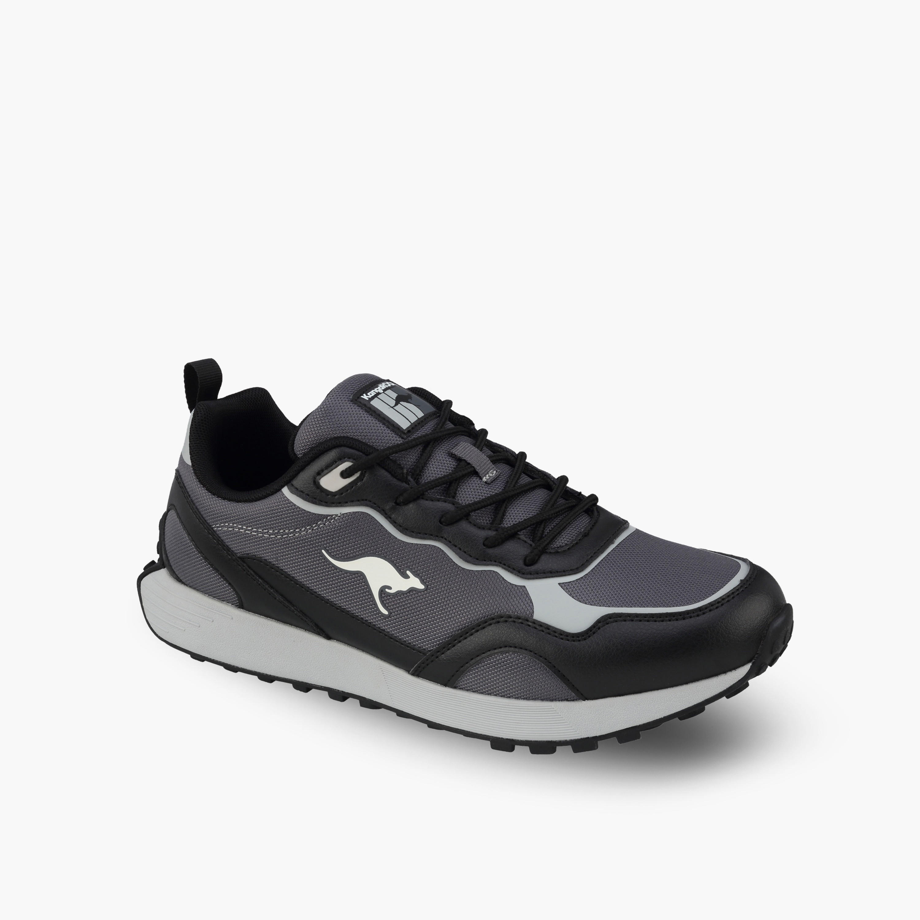 KangaROOS Men Panelled Lace-Up Sports Shoes-men-shoes-sneakers-image-2
