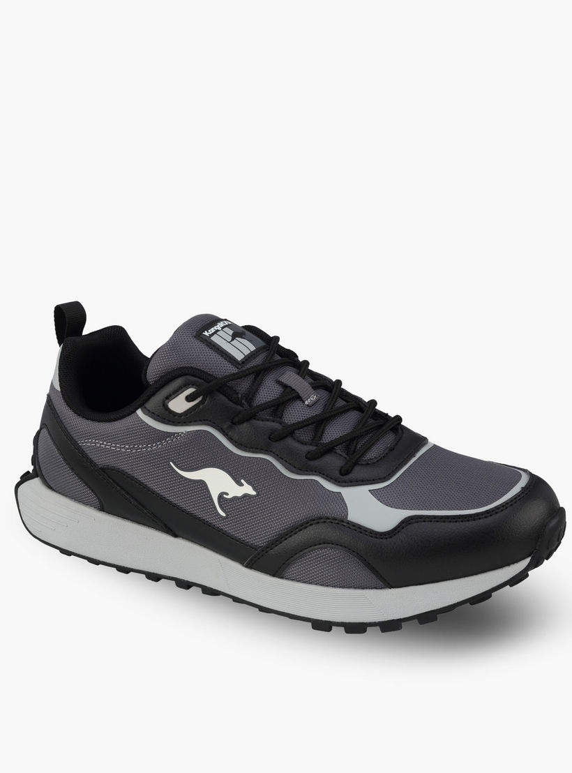 KangaROOS Men Panelled Lace-Up Sports Shoes-men-shoes-sneakers-image-2
