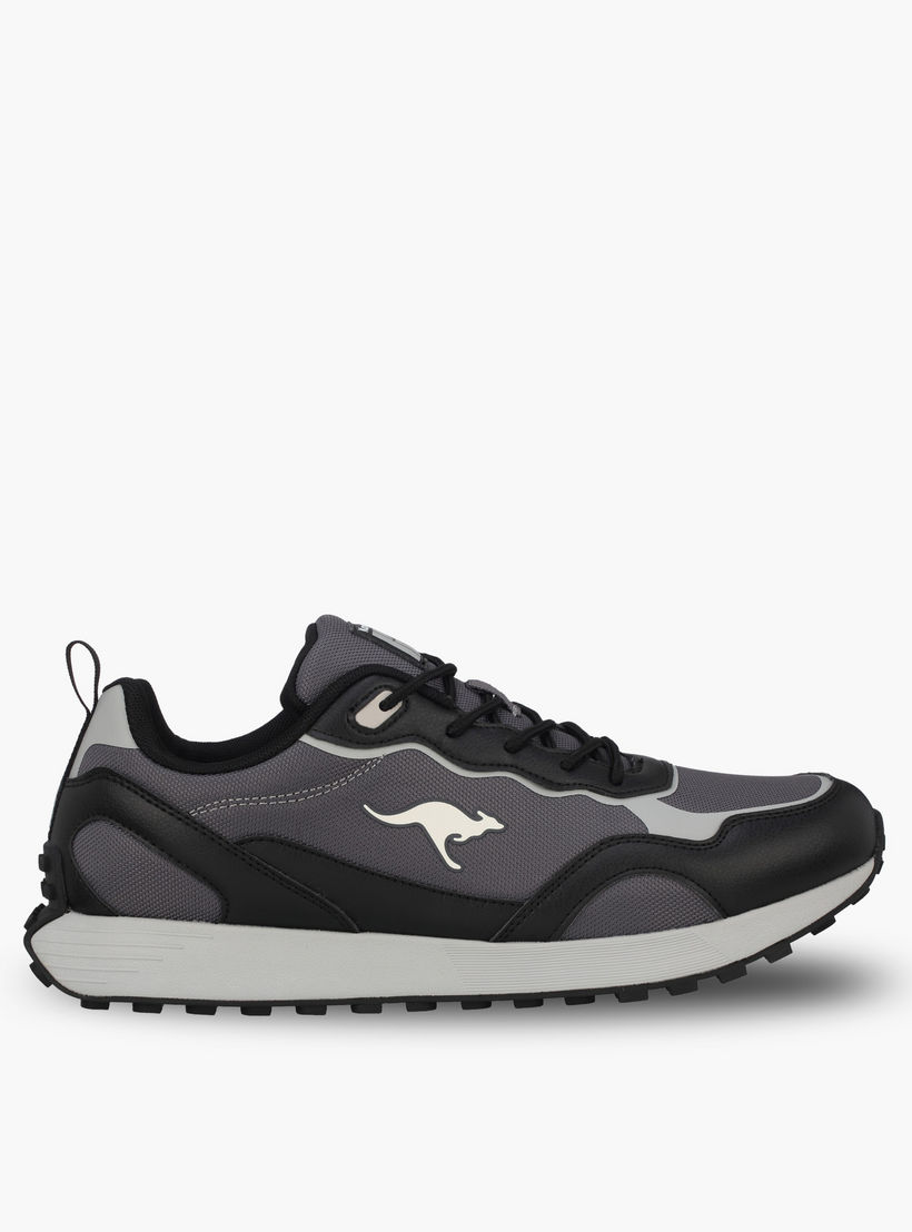 KangaROOS Men Panelled Lace-Up Sports Shoes-men-shoes-sneakers-image-3
