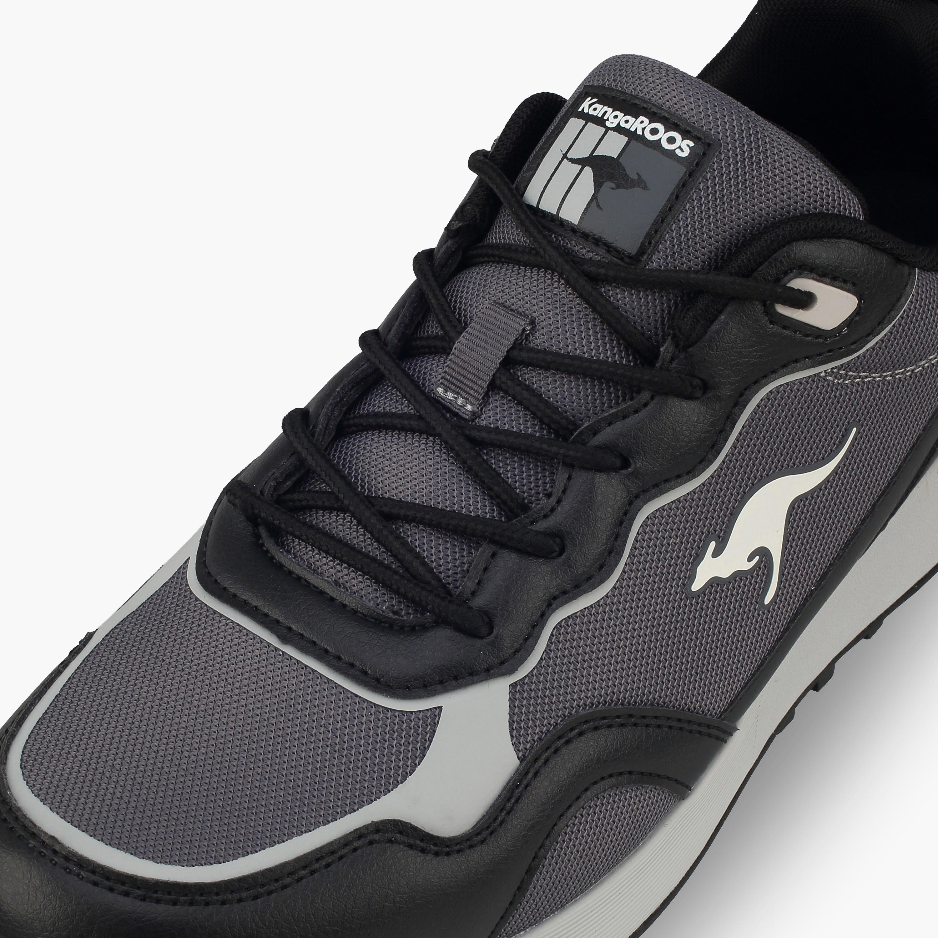 KangaROOS Men Panelled Lace-Up Sports Shoes-men-shoes-sneakers-image-4