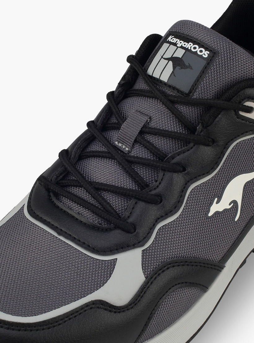 KangaROOS Men Panelled Lace-Up Sports Shoes-men-shoes-sneakers-image-4