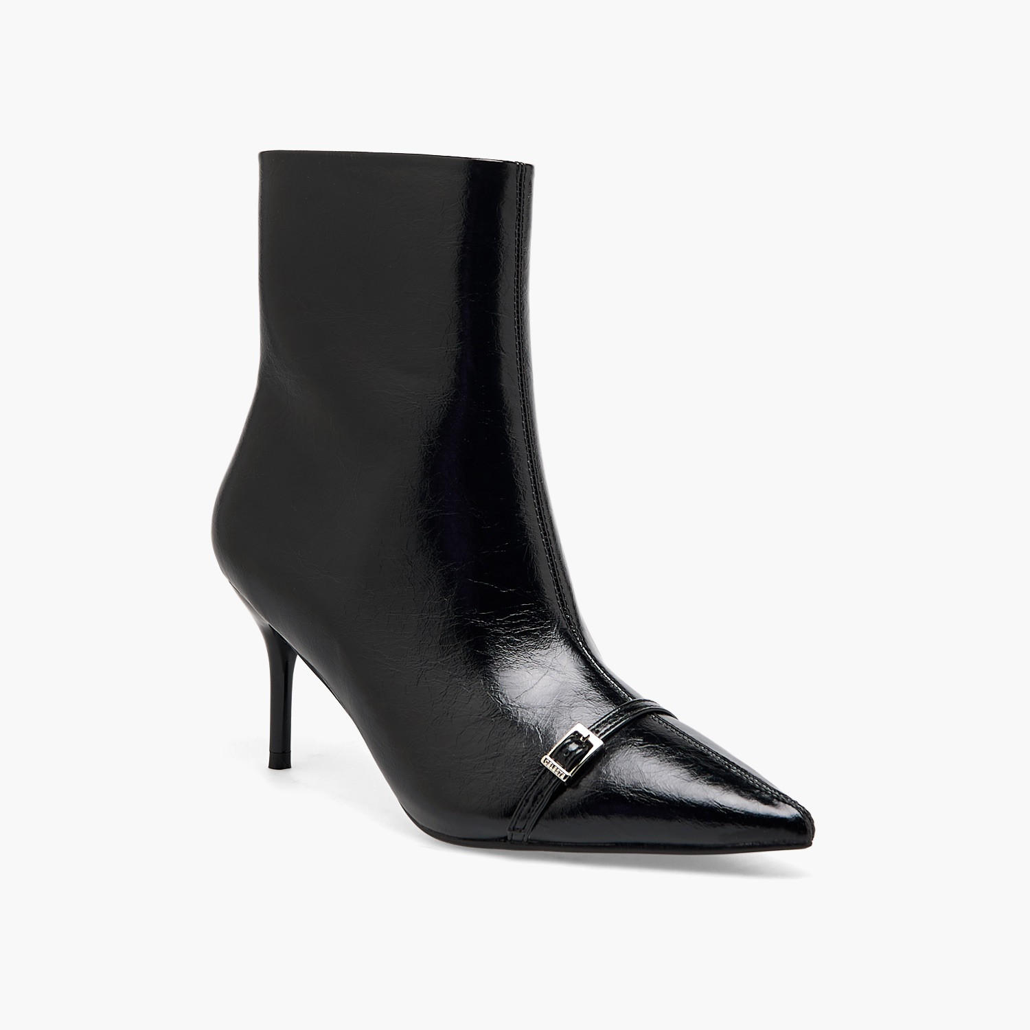 Celeste Women Buckle Accent Stiletto Heel Ankle Boots-women-shoes-boots-image-2