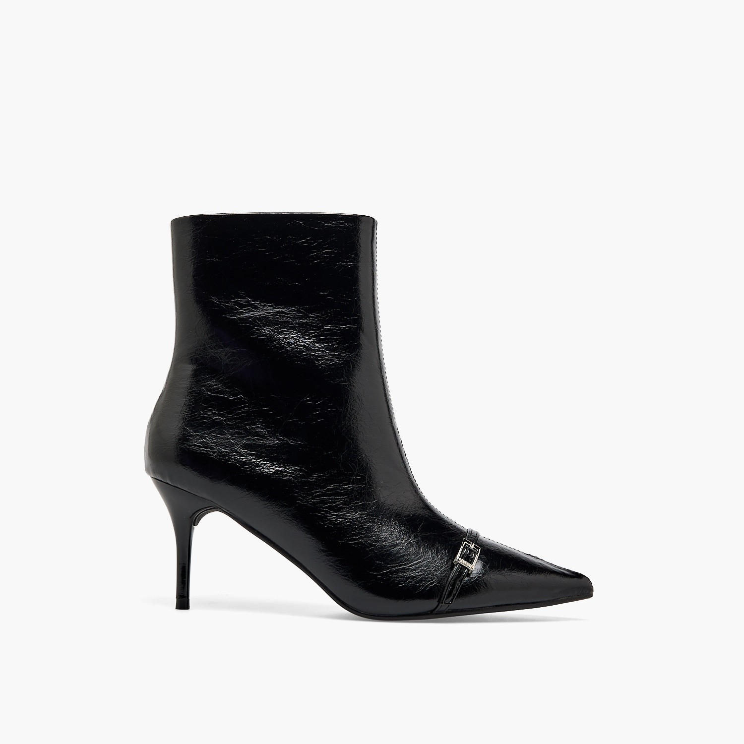 Celeste Women Buckle Accent Stiletto Heel Ankle Boots-women-shoes-boots-image-3