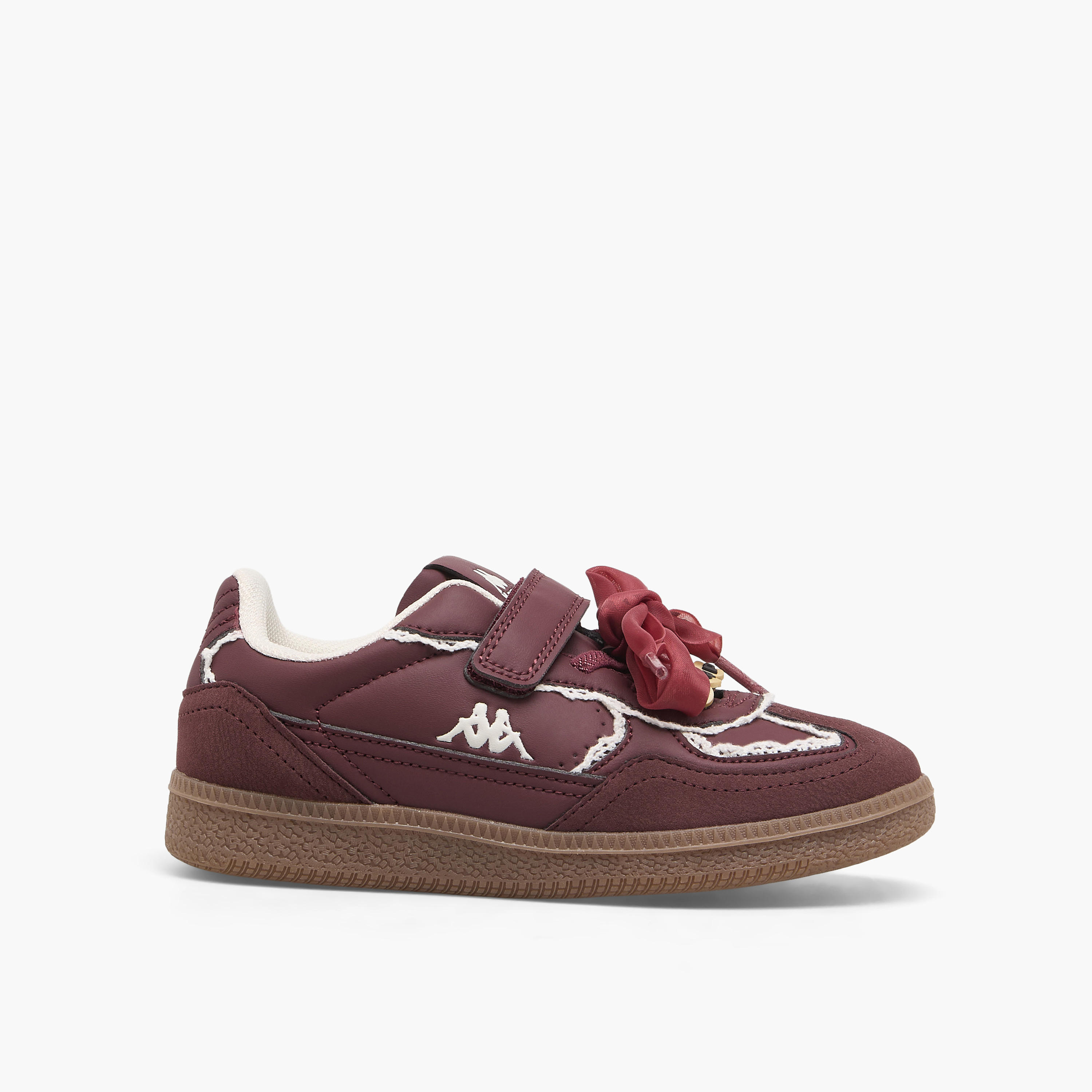 حذاء للفتيات بشريط لاصق وتفاصيل دانتيل من كابا-girls-shoes-sneakers-image-3