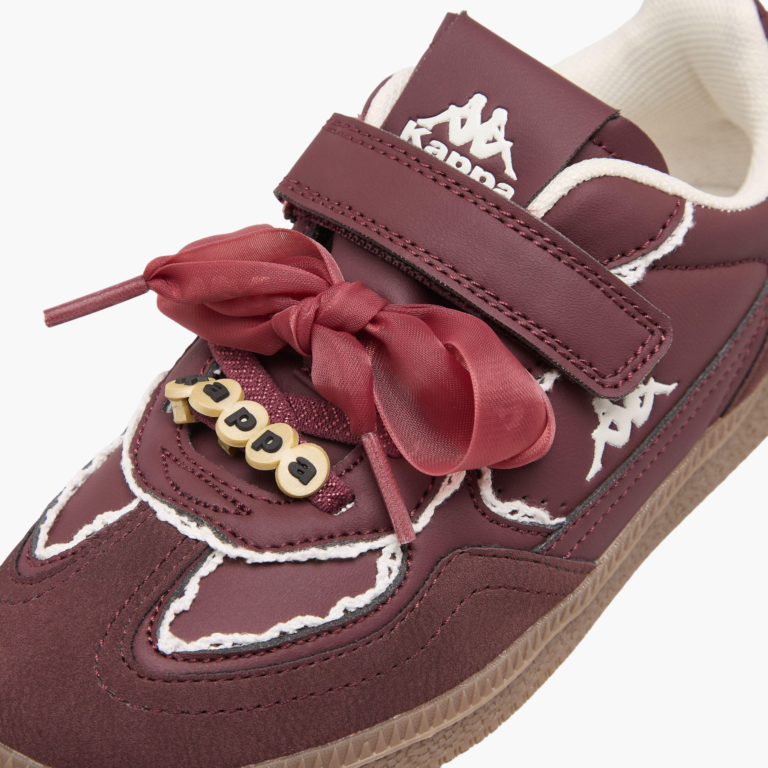 حذاء للفتيات بشريط لاصق وتفاصيل دانتيل من كابا-girls-shoes-sneakers-image-4