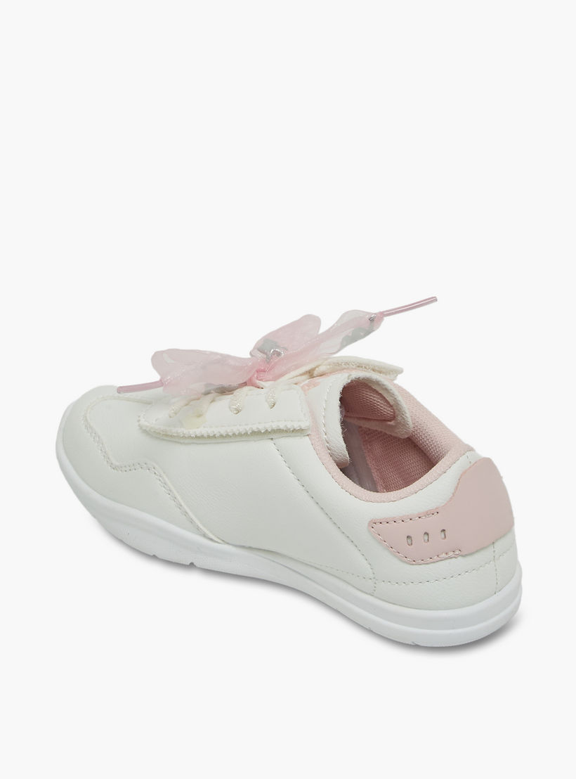 حذاء سنيكرز للكاحل برباط وفيونكة للبنات من كابا-girls-shoes-sneakers-image-5