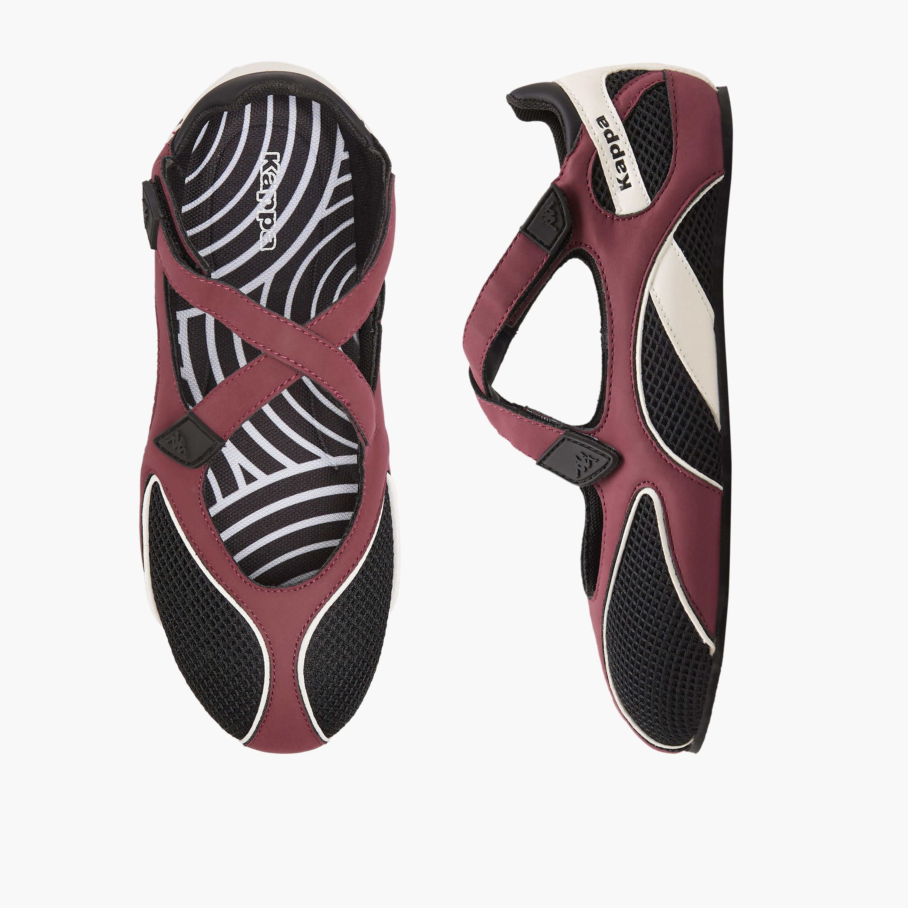 Kappa Women Panelled Hook & Loop Sports Shoes-women-shoes-sneakers-image-1