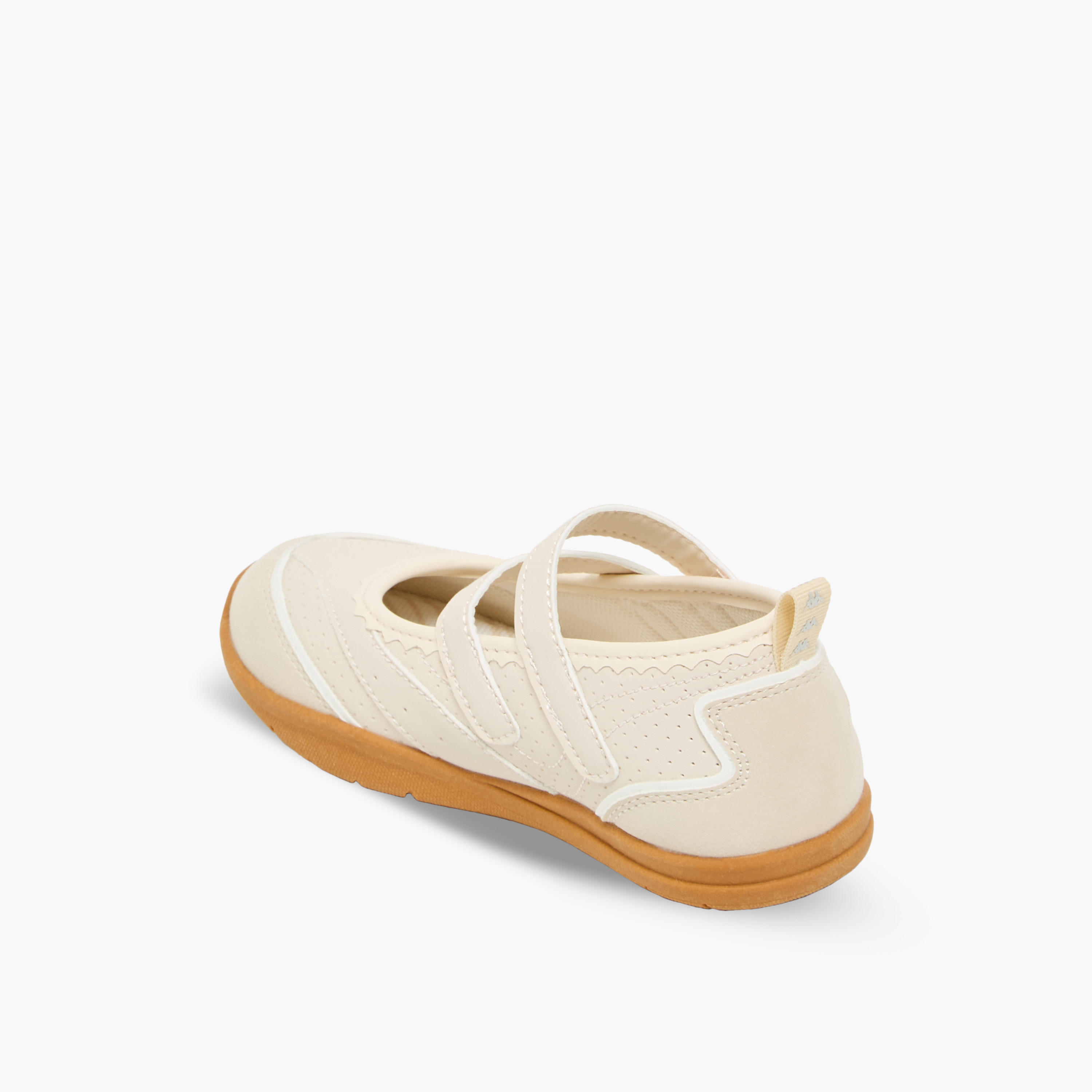 حذاء سنيكرينا مخطط بشريط إغلاق لاصق للبنات من كابا-girls-shoes-maryjanes-image-5
