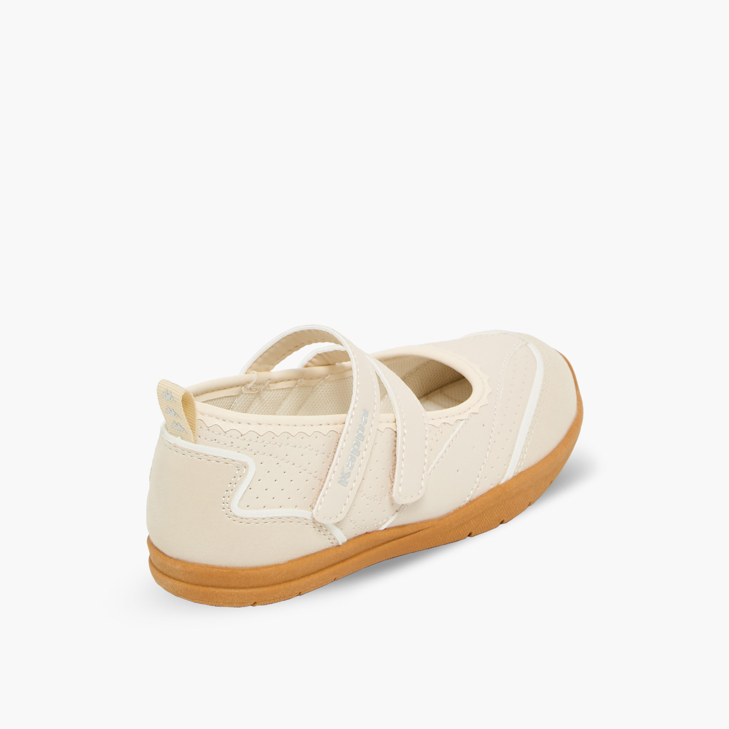 حذاء سنيكرينا مخطط بشريط إغلاق لاصق للبنات من كابا-girls-shoes-maryjanes-image-6