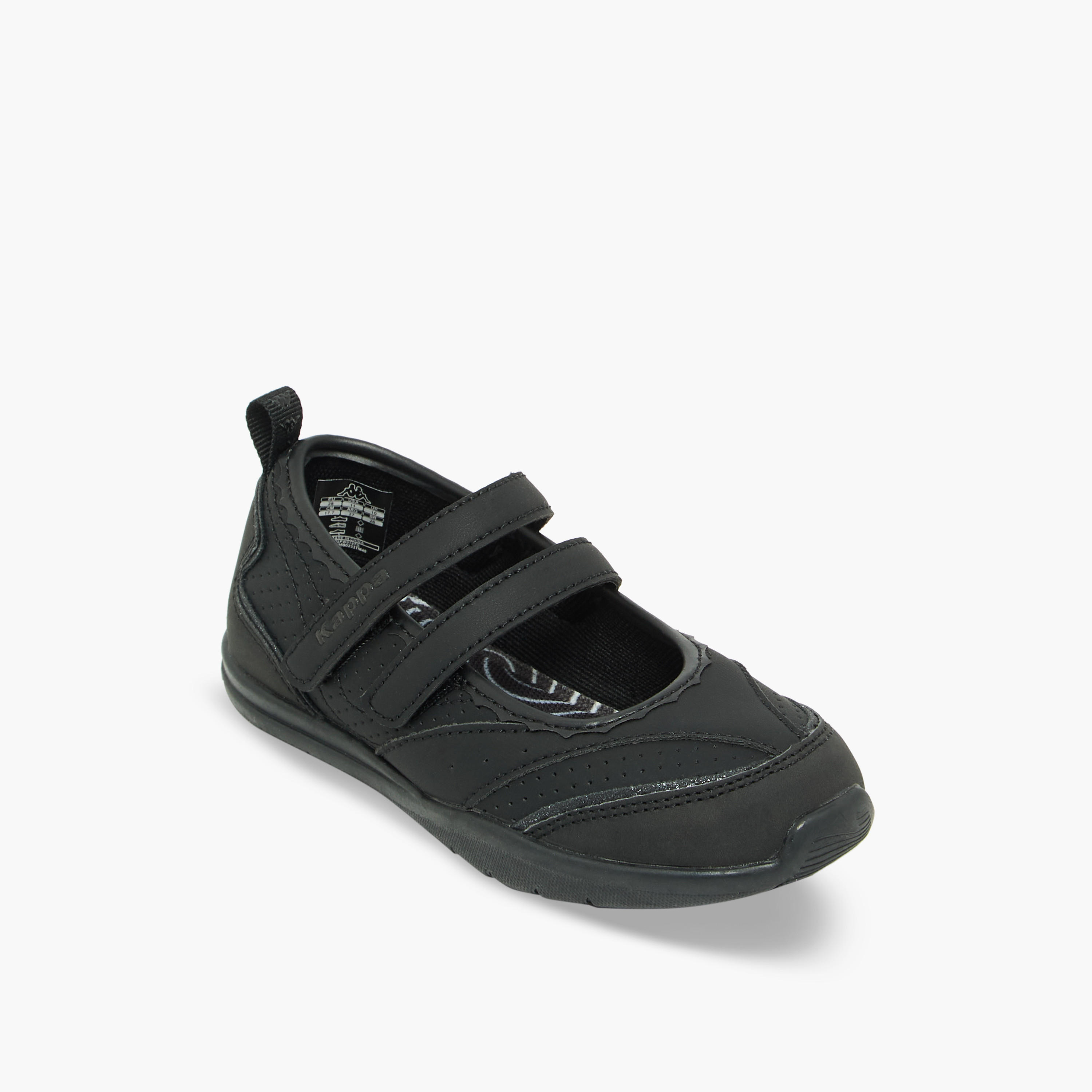 حذاء سنيكرينا مخطط بشريط إغلاق لاصق للبنات من كابا-girls-shoes-maryjanes-image-2