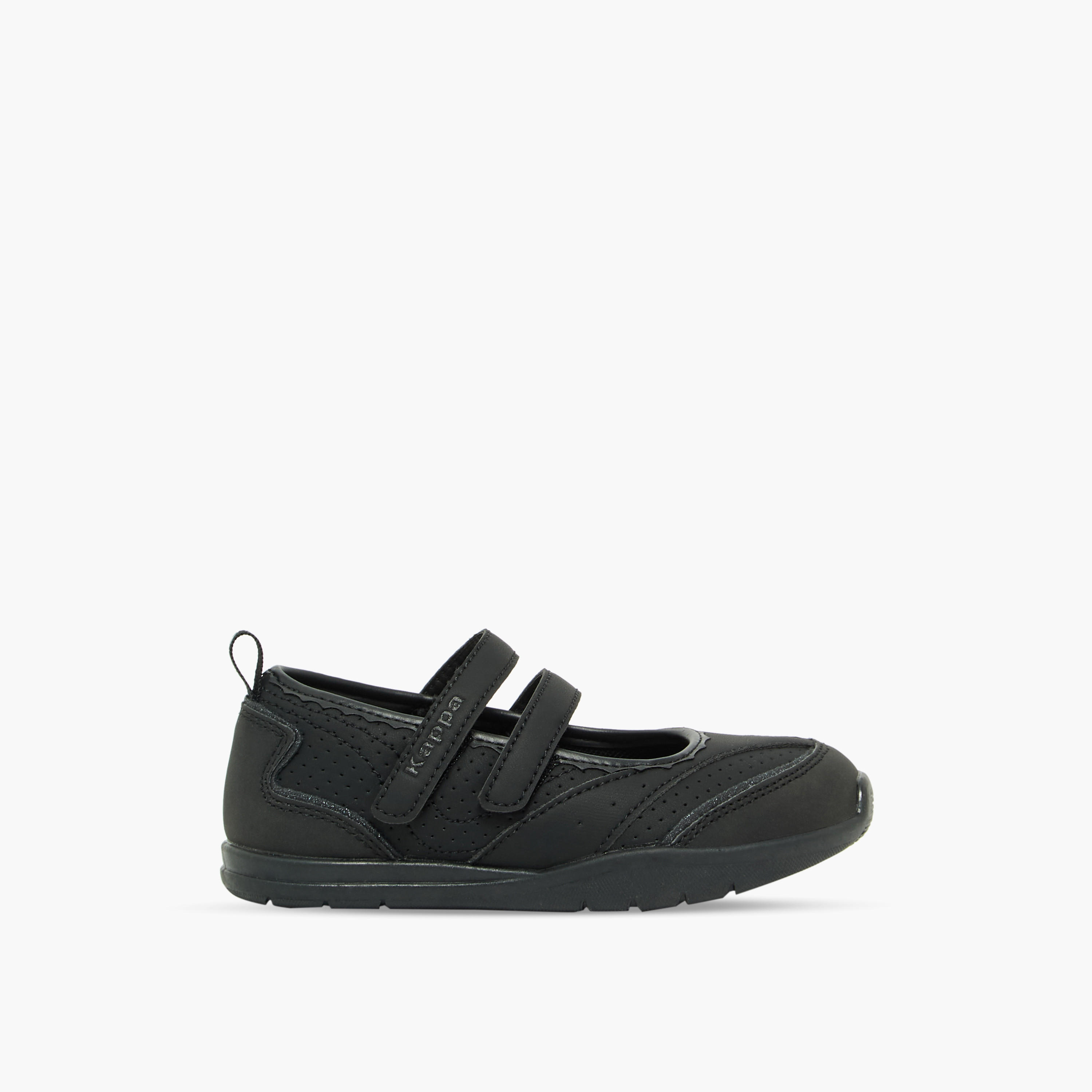 حذاء سنيكرينا مخطط بشريط إغلاق لاصق للبنات من كابا-girls-shoes-maryjanes-image-3