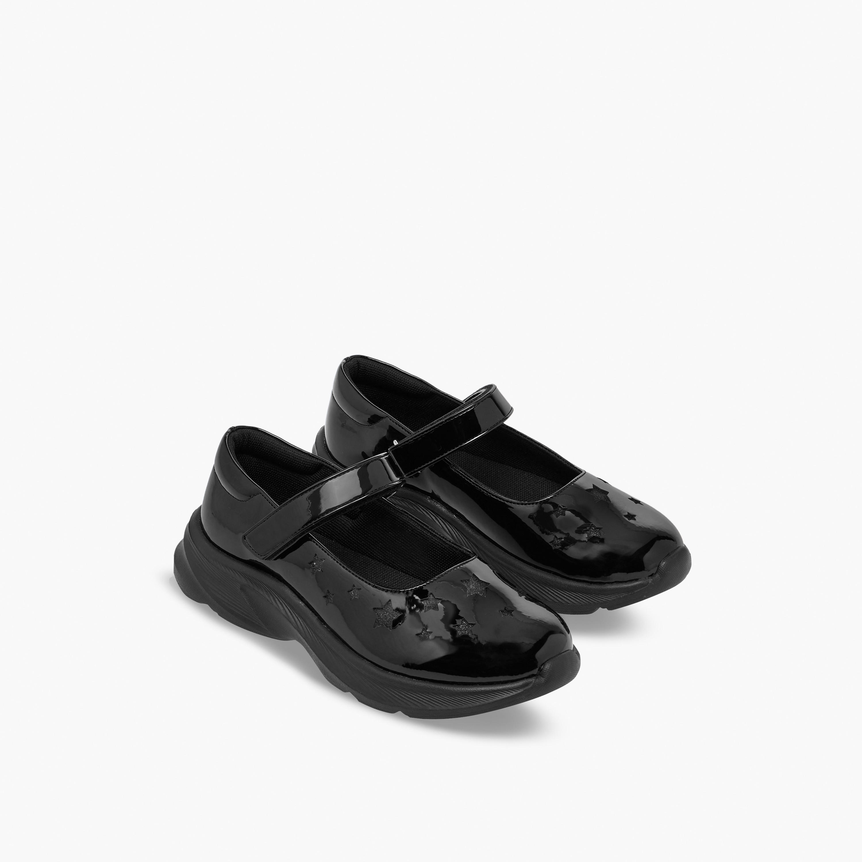 Flora Bella Girls Hook & Loop School Shoes-girls-shoes-maryjanes-image-1