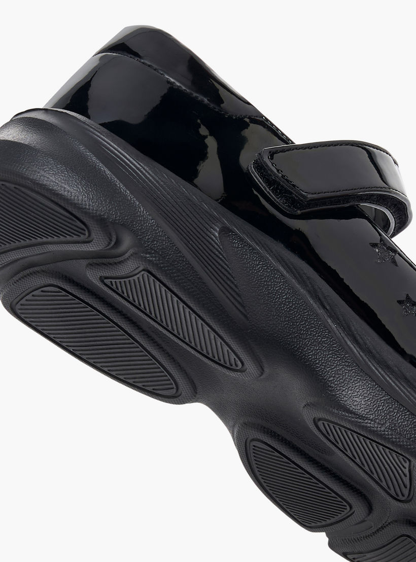 Flora Bella Girls Hook & Loop School Shoes-girls-shoes-maryjanes-image-10