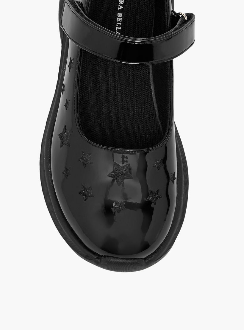 Flora Bella Girls Hook & Loop School Shoes-girls-shoes-maryjanes-image-7
