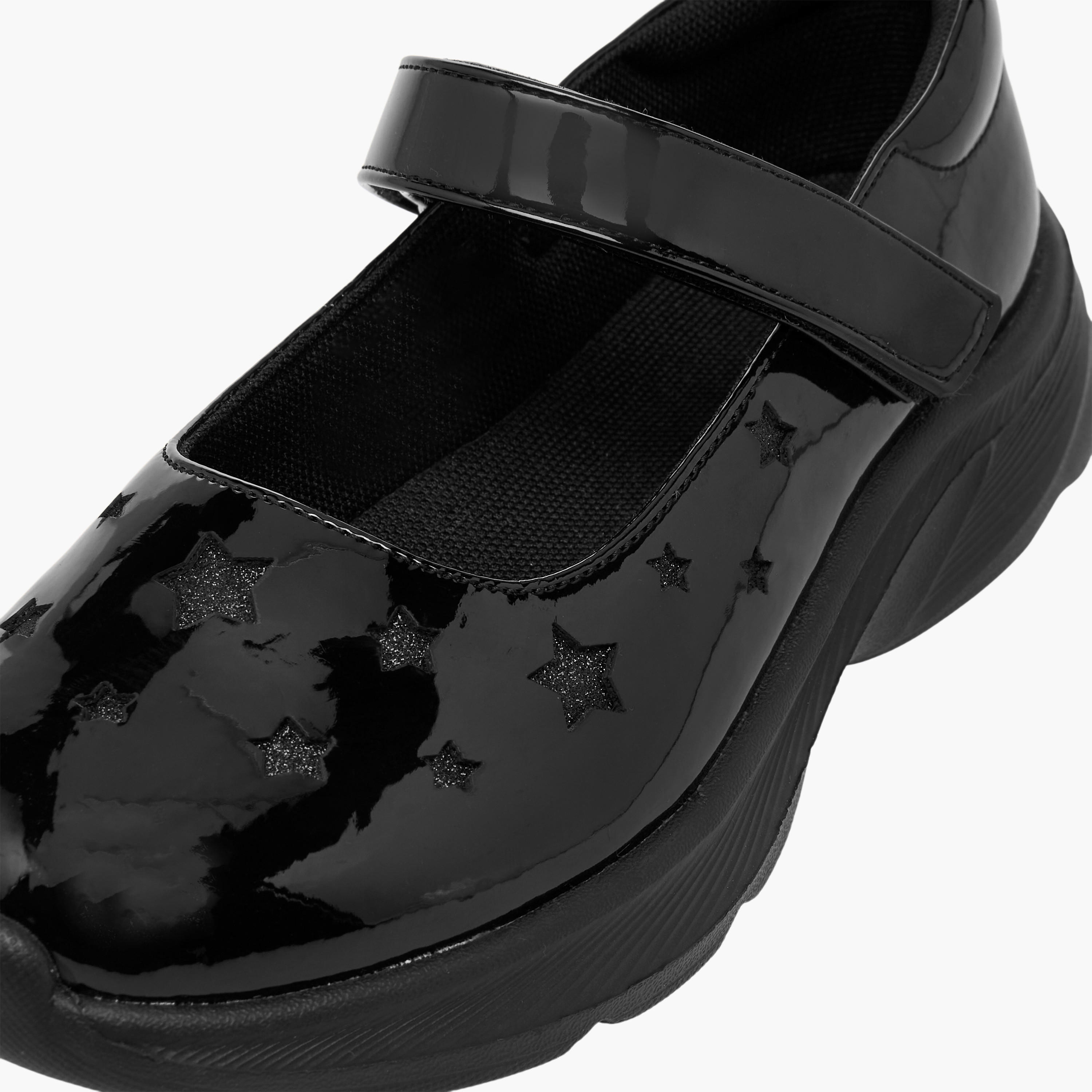 Flora Bella Girls Hook & Loop School Shoes-girls-shoes-maryjanes-image-8