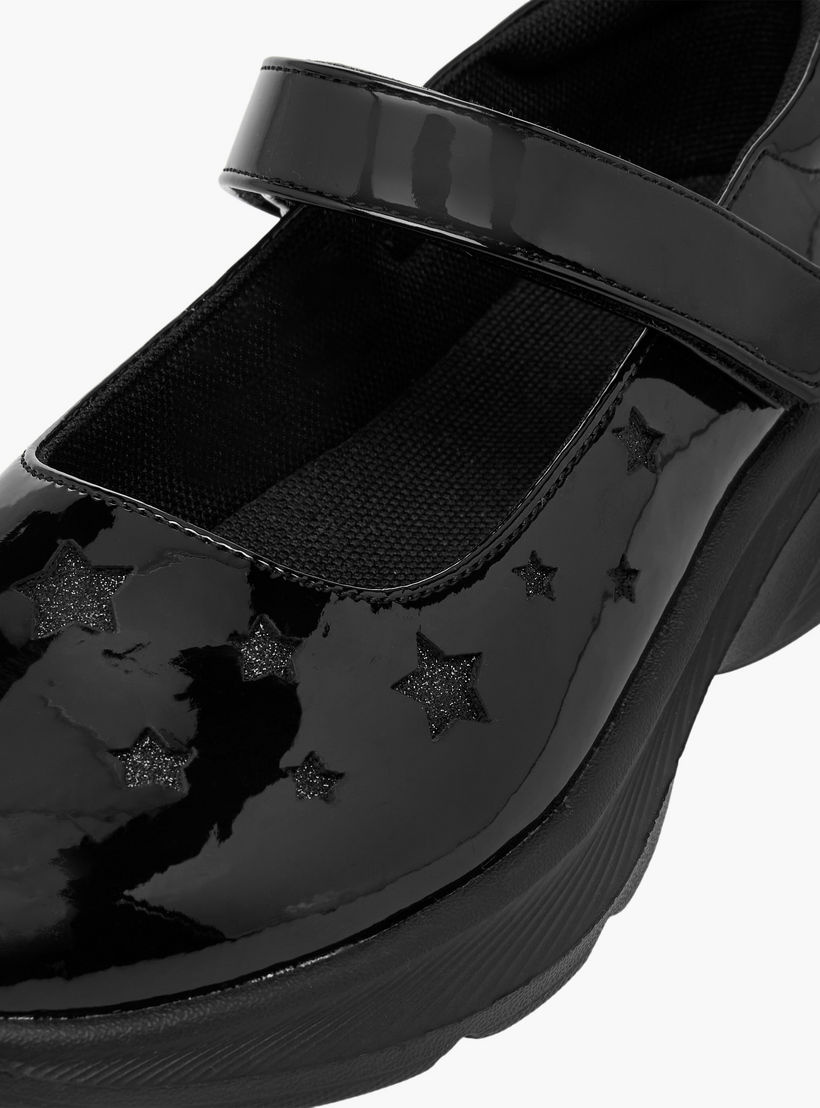 Flora Bella Girls Hook & Loop School Shoes-girls-shoes-maryjanes-image-8