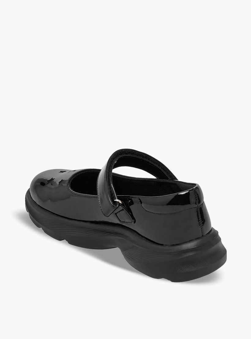 Flora Bella Girls Hook & Loop School Shoes-girls-shoes-maryjanes-image-5