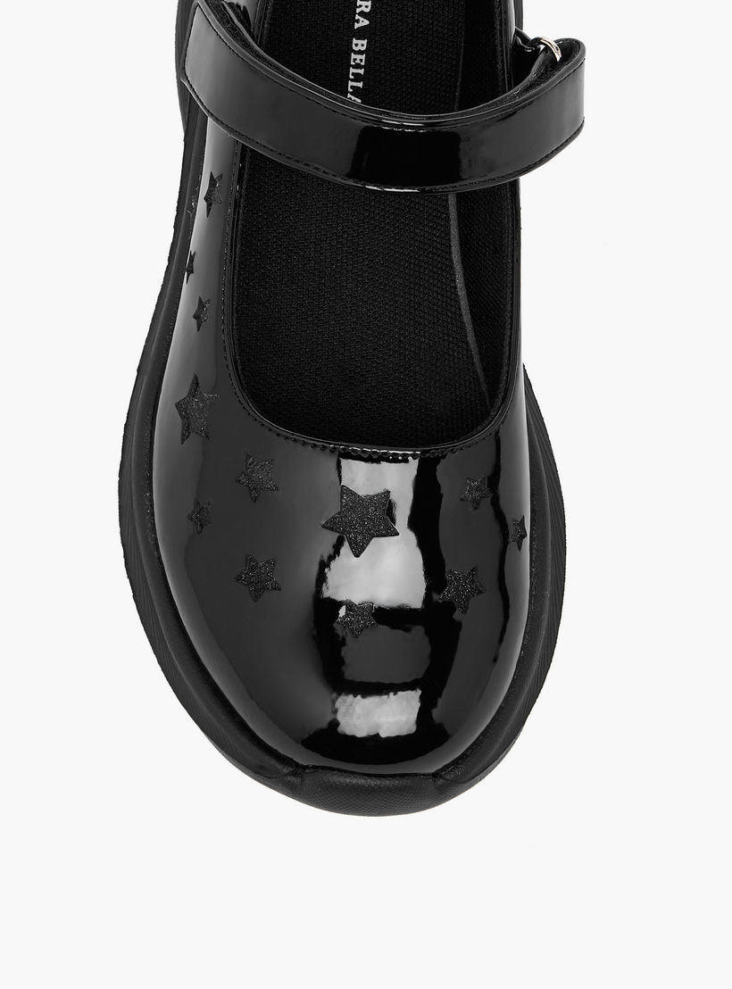 Flora Bella Girls Hook & Loop School Shoes-girls-shoes-maryjanes-image-7
