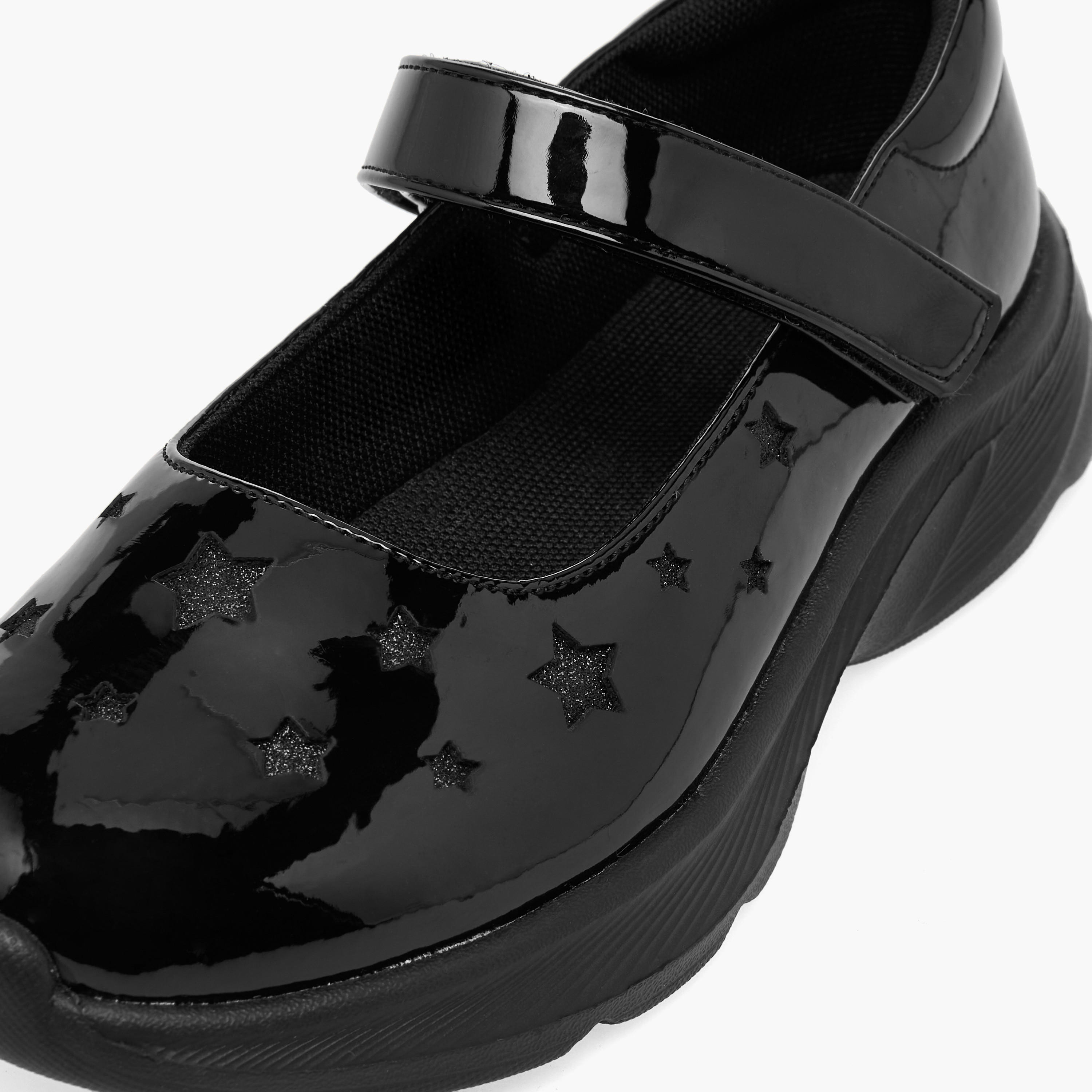 Flora Bella Girls Hook & Loop School Shoes-girls-shoes-maryjanes-image-8