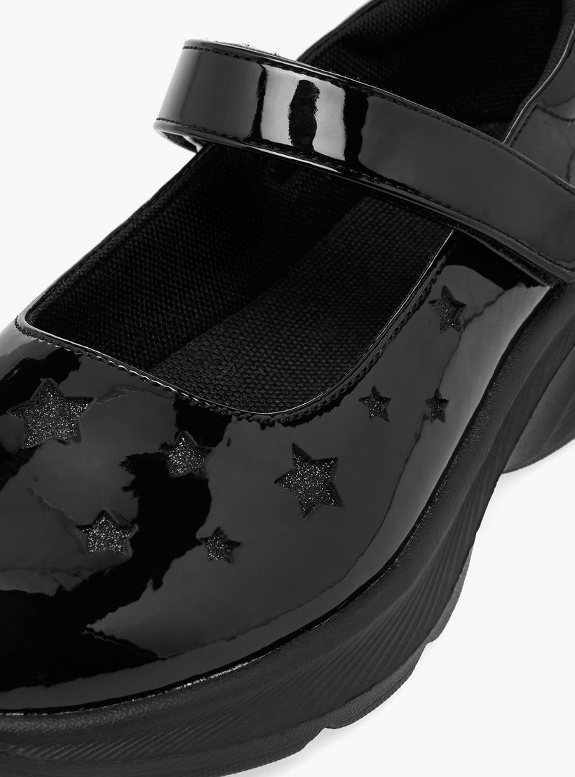 Flora Bella Girls Hook & Loop School Shoes-girls-shoes-maryjanes-image-8