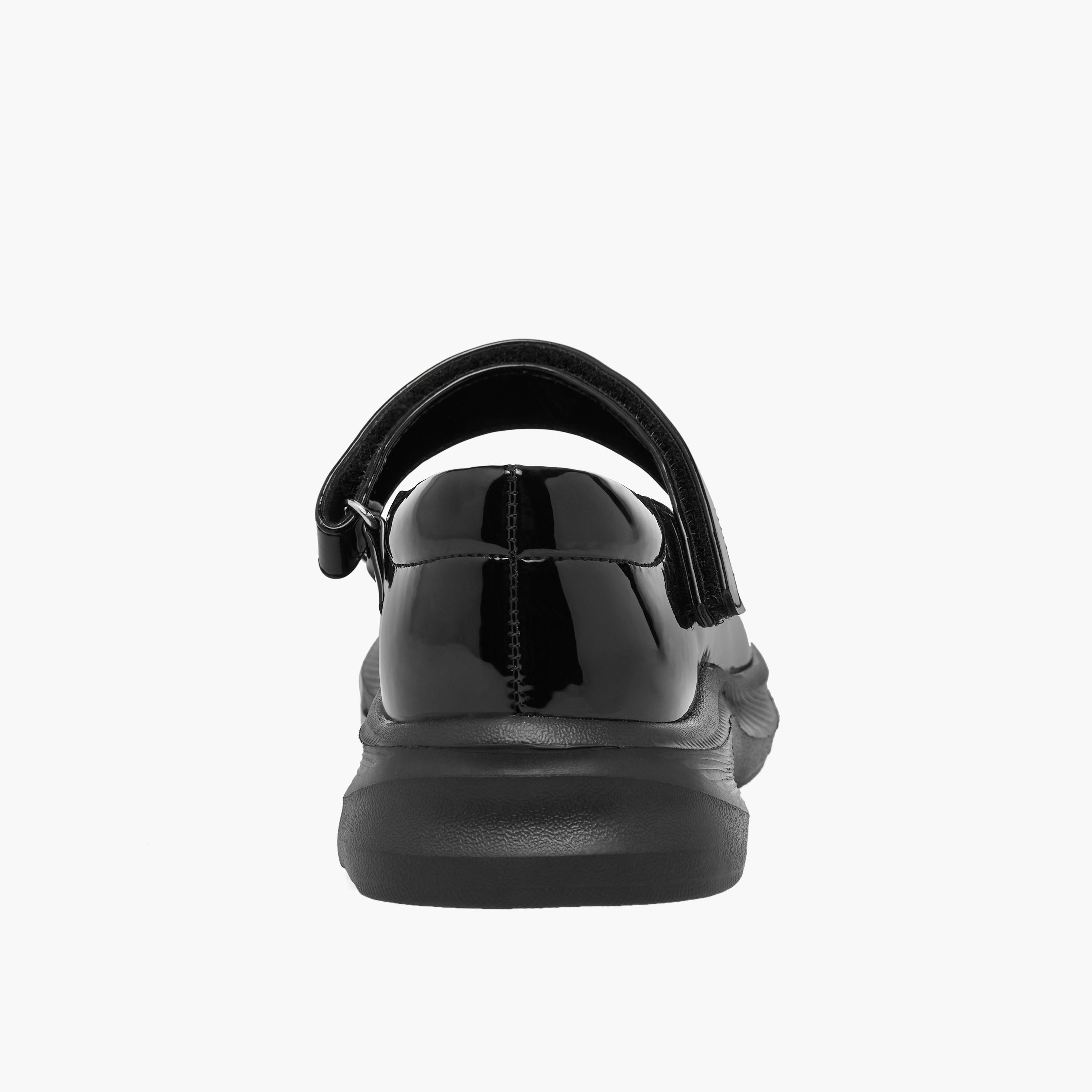 Flora Bella Girls Hook & Loop School Shoes-girls-shoes-maryjanes-image-9