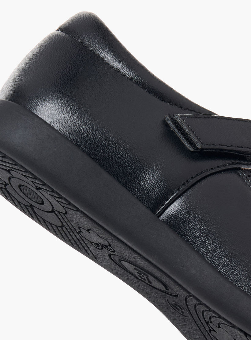 Flora Bella Girls Scalloped Detail Hook & Loop School Shoes-girls-shoes-maryjanes-image-10