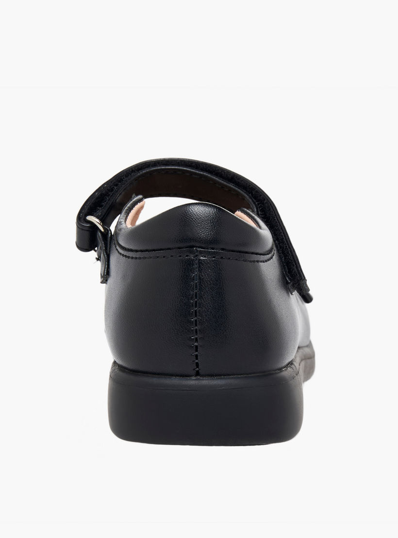 Flora Bella Girls Bow Detail Hook & Loop Mary Jane School Shoes-girls-shoes-maryjanes-image-9