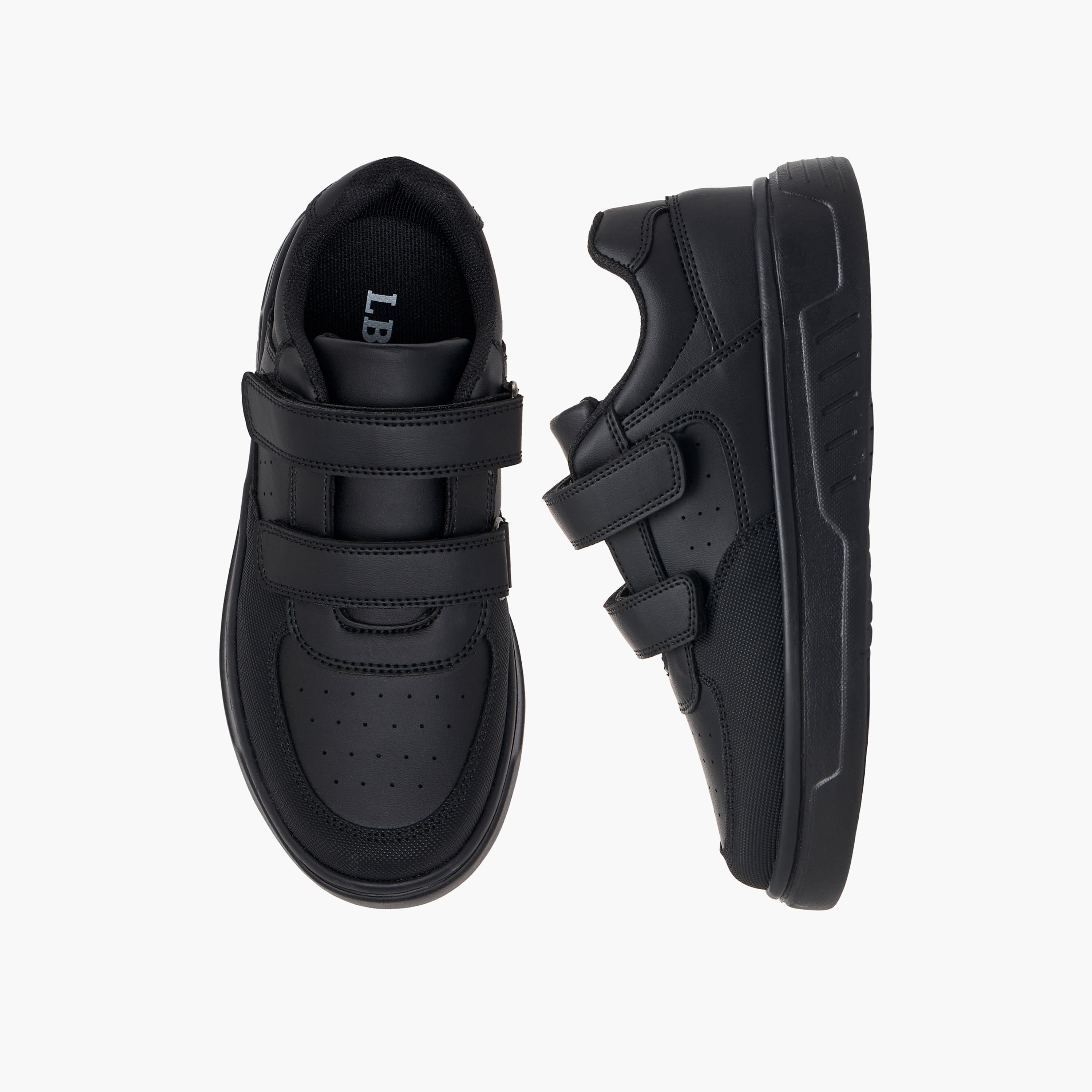 حذاء مدرسي بشريط إغلاق للأولاد من أل بي أل من شو إكسبريس-boys-shoes-schoolshoes-image-1