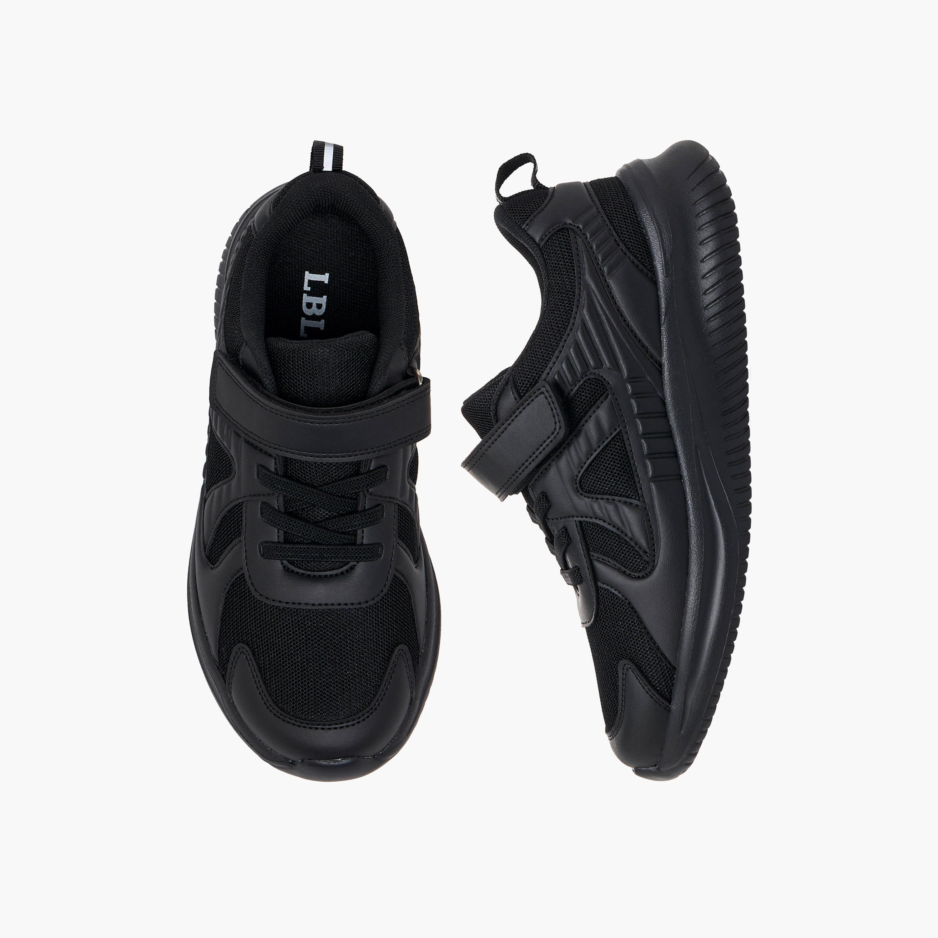 LBL by Shoexpress Kids Hook & Loop School Shoes-boys-shoes-schoolshoes-image-1