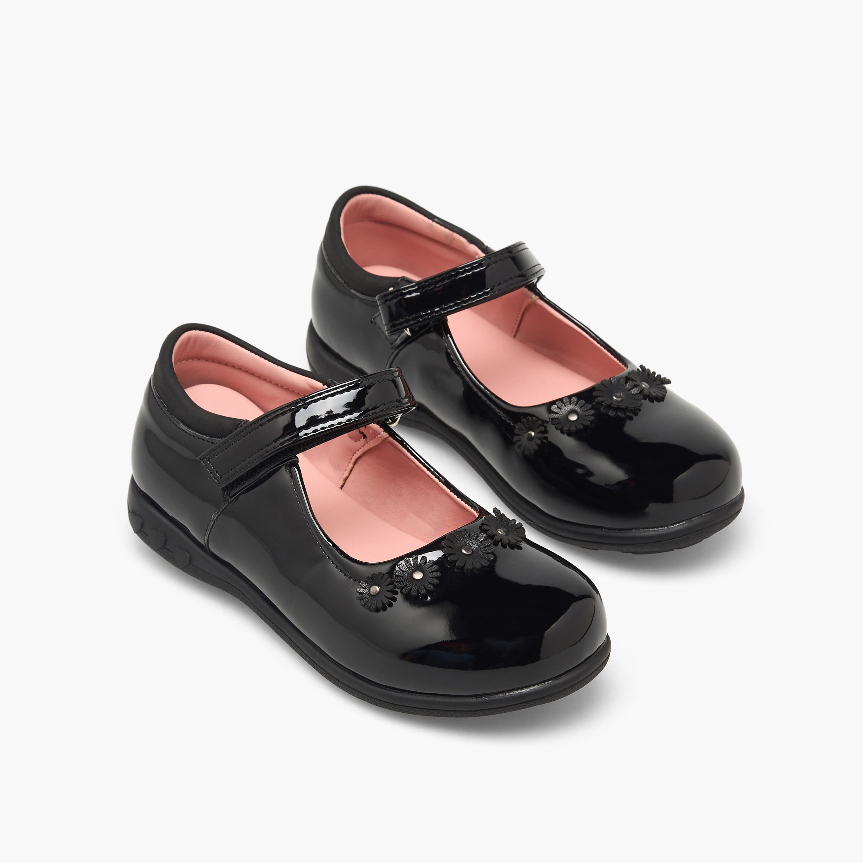 حذاء مدرسي مزين للفتيات من جونيورز-girls-shoes-maryjanes-image-1