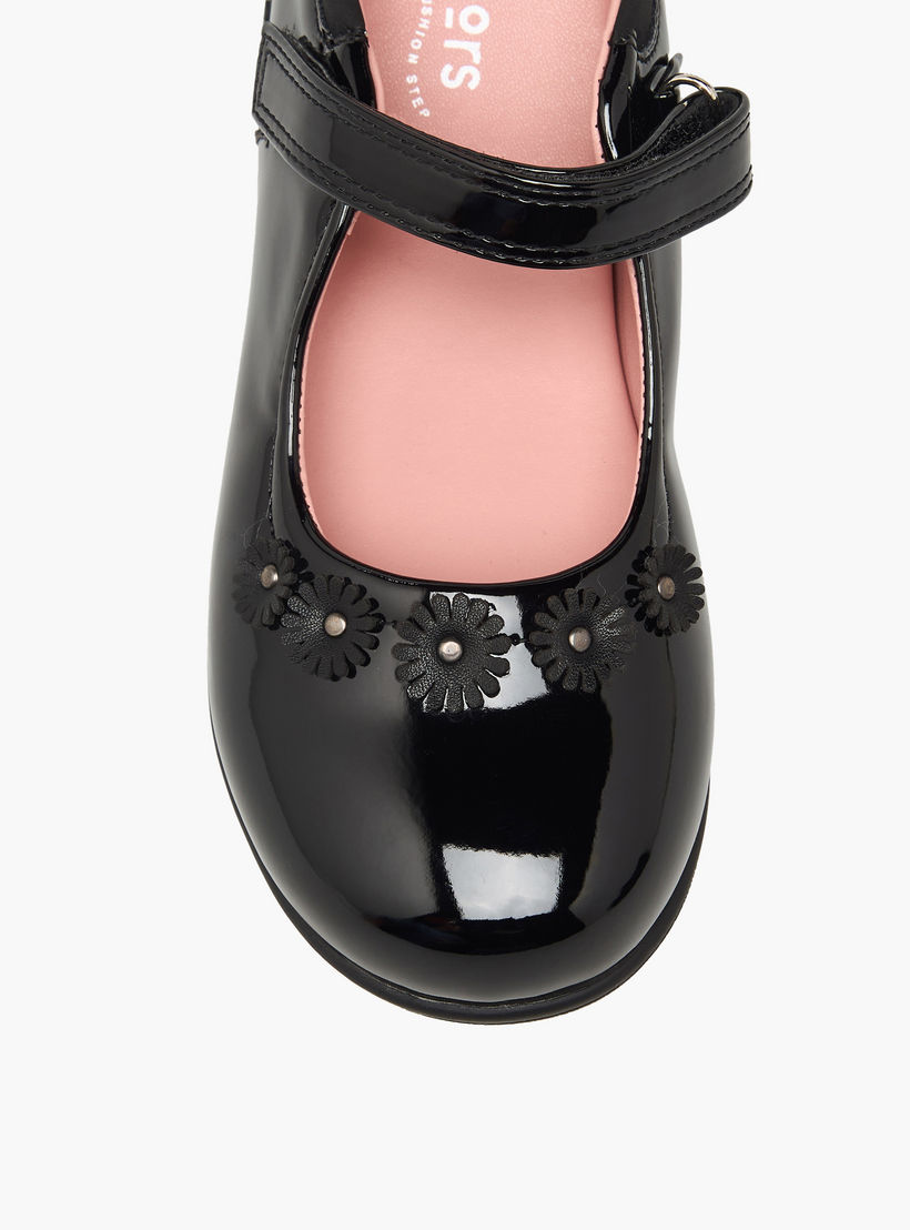 حذاء مدرسي مزين للفتيات من جونيورز-girls-shoes-maryjanes-image-3