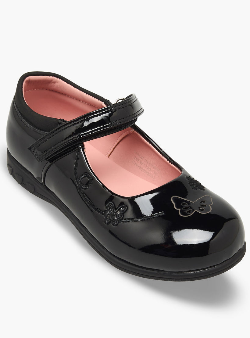 حذاء مدرسي بشريط إغلاق لاصق للبنات من جونيورز-girls-shoes-schoolshoes-image-2