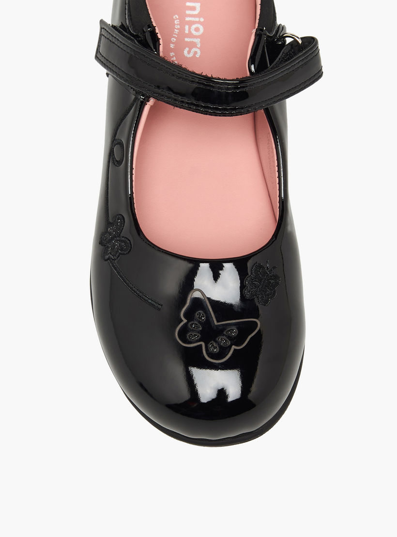 حذاء مدرسي بشريط إغلاق لاصق للبنات من جونيورز-girls-shoes-schoolshoes-image-3