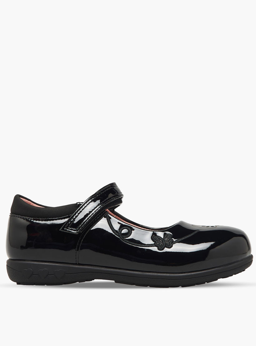 حذاء مدرسي بشريط إغلاق لاصق للبنات من جونيورز-girls-shoes-schoolshoes-image-4