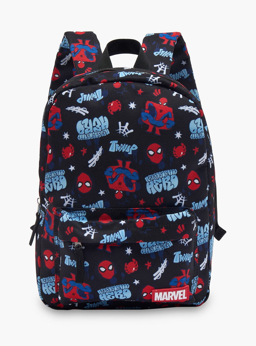 Spider-Man Print School Backpack for Boys 8-13 Years with Adjustable Shoulder Straps-boys-accessories-bagsandbackpacks-image-1