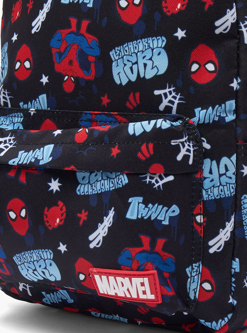 Spider-Man Print School Backpack for Boys 8-13 Years with Adjustable Shoulder Straps-boys-accessories-bagsandbackpacks-image-3