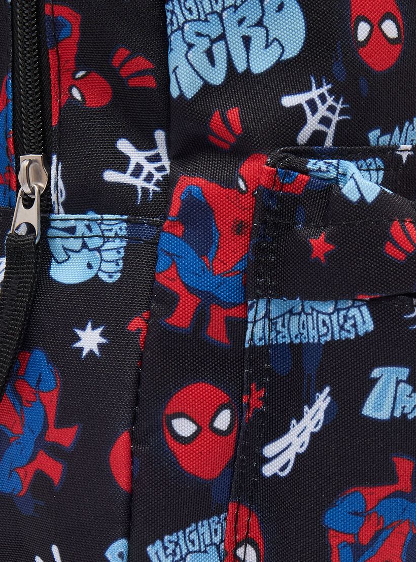 Spider-Man Print School Backpack for Boys 8-13 Years with Adjustable Shoulder Straps-boys-accessories-bagsandbackpacks-image-4