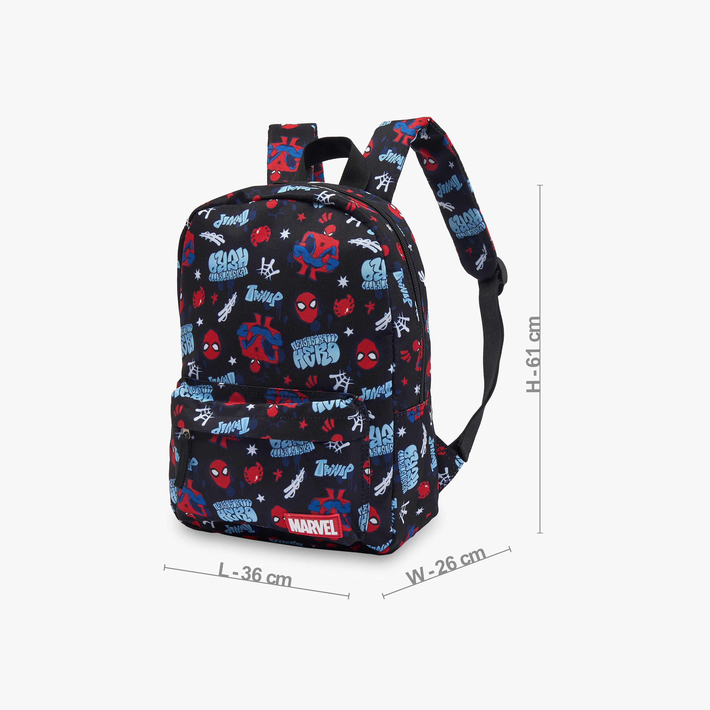 Spider-Man Print School Backpack for Boys 8-13 Years with Adjustable Shoulder Straps-boys-accessories-bagsandbackpacks-image-7