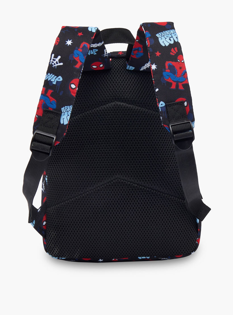 Spider-Man Print School Backpack for Boys 8-13 Years with Adjustable Shoulder Straps-boys-accessories-bagsandbackpacks-image-8