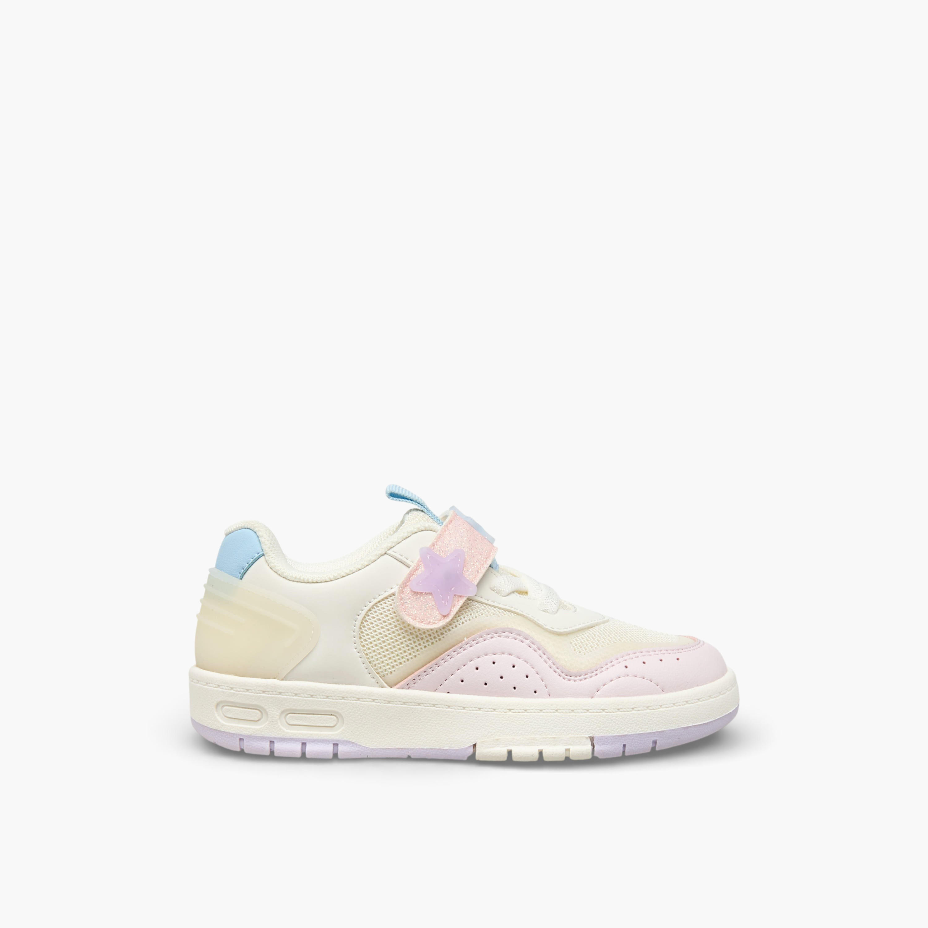 Flora Bella Girls Hook and Loop Ankle Sneakers-girls-shoes-sneakers-image-3