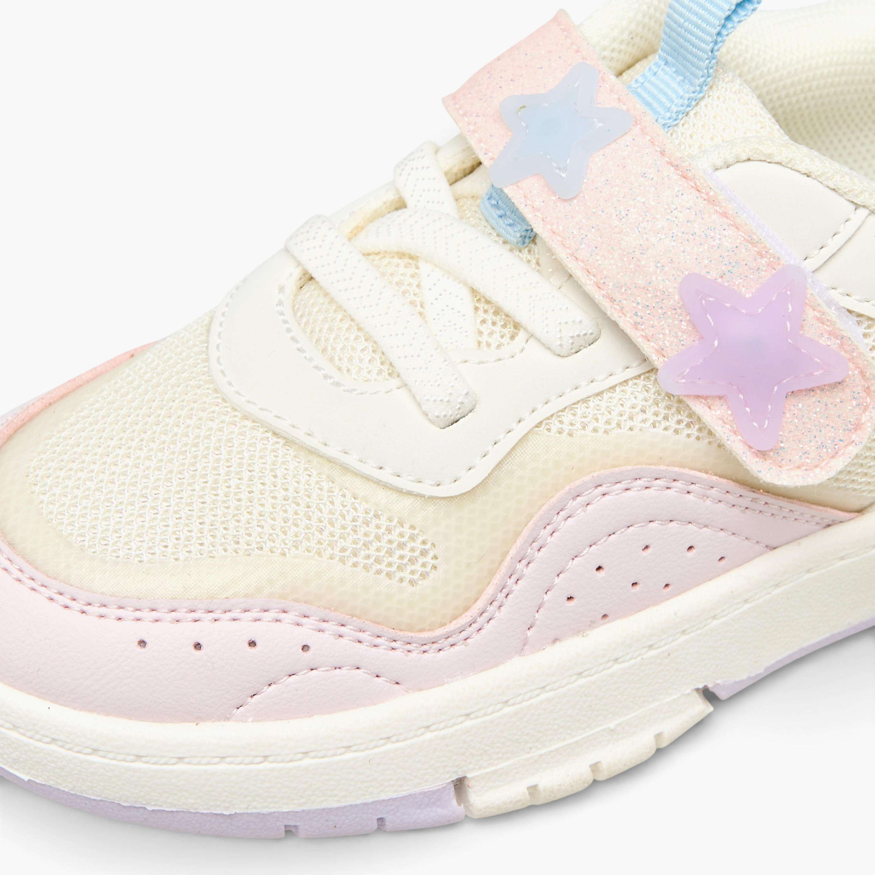 Flora Bella Girls Hook and Loop Ankle Sneakers-girls-shoes-sneakers-image-4